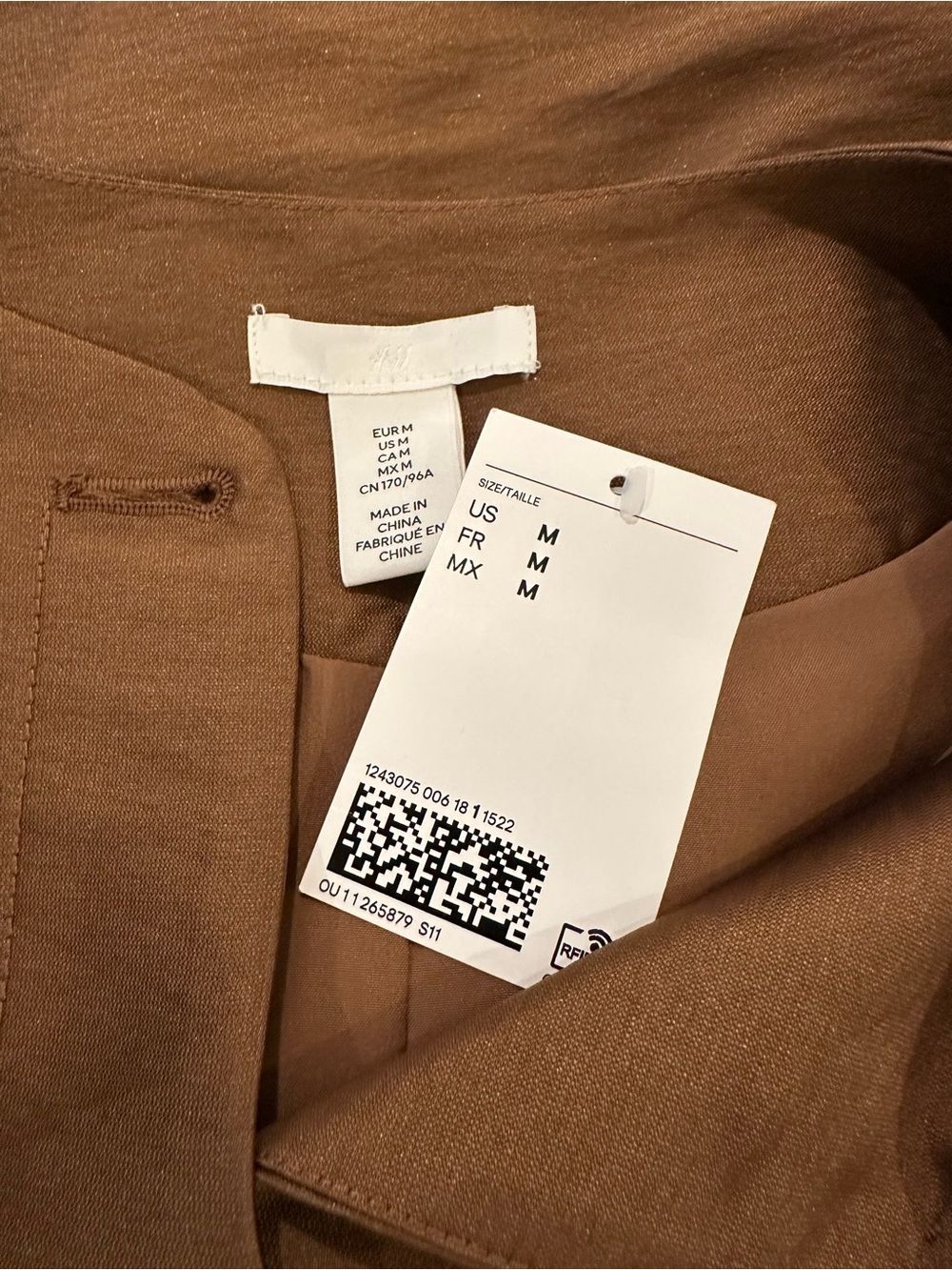 NWT H&M Balloon-Sleeved Blouse, M - Picture 6 of 6